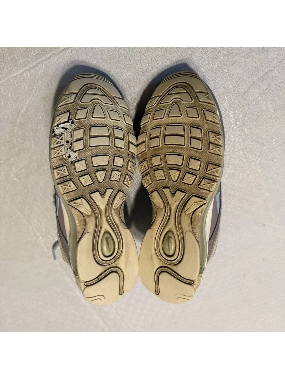 Nike Air Max 97 Sneakers in Beige Taupe LBlue Women's US 10